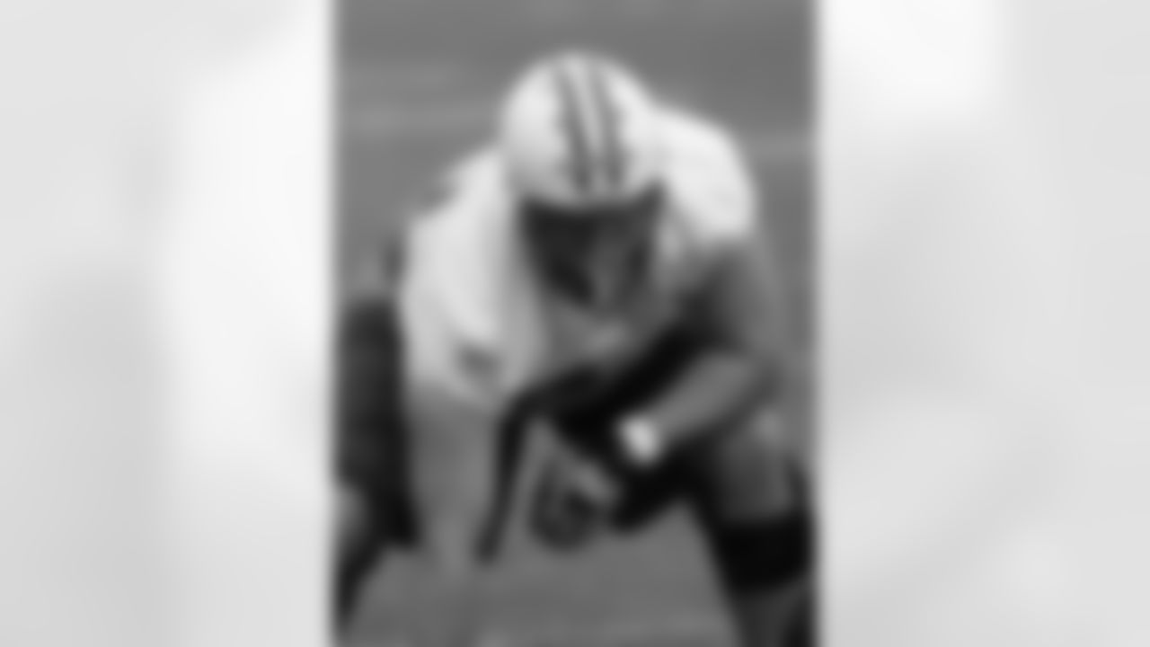 T Nate Garner at rookie minicamp