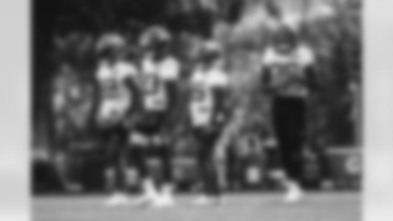 La'Mical Perine, Tevin Coleman, Austin Walter & Josh Adams