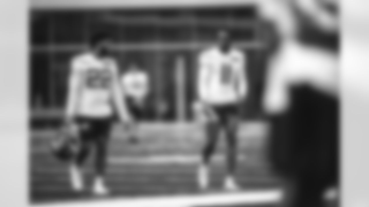 RB La'Mical Perine & WR Denzel Mims