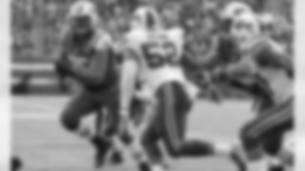 After stepping in for Brian Winters at left guard after Winters suffered a season-ending knee injury, Aboushi has improved weekly. He has a tough matchup this week against Buffalo's veteran DT Kyle Williams. Offensive coordinator Marty Mornhinweg said that this will be a big test for Aboushi and his development, Kyle Williams, he is a handful for anybody. So, what a great challenge, what a great opportunity."
