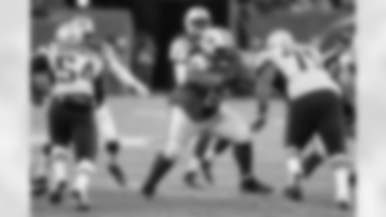 Veteran Willie Colon, who has started all 32 games he has appeared in the past two seasons, didn't take many team reps this spring while working through a knee injury. He promises to be ready to go for camp. "Football is with a helmet and pads in the trenches, battling against the guy in front of you and that all happens this summer," Colon said.