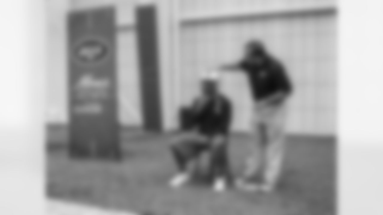 Mom's Football Safety Clinic hosted by the Jets