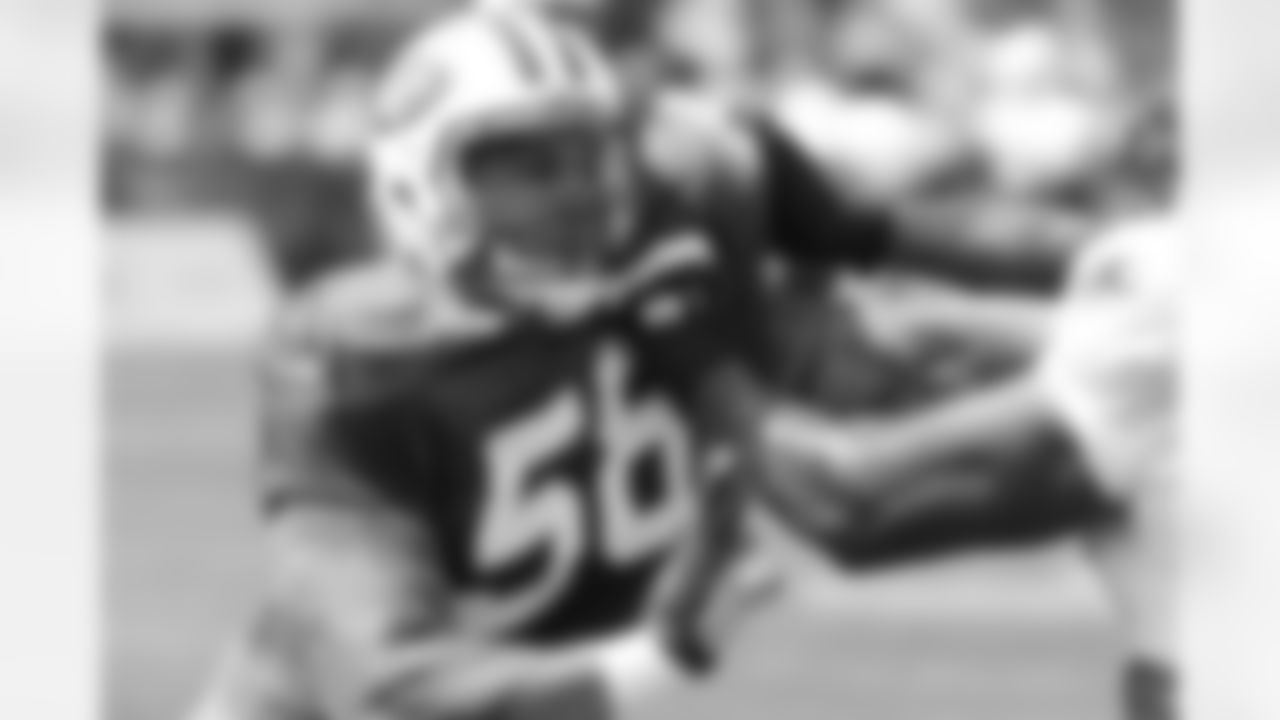 LB Jason Babin joined the Jets on the second day of training camp after signing with the team the day before. A skilled pass rusher, Babin increases the Jets' ability to get to the quarterback. He said it's taken him some time to learn the terminology of the defense, but added that it's still football: "The unique thing or special thing about [head coach Rex Ryan and defensive coordinator Dennis Thurman] is how they tailor blitzes and plays to what they have for the personnel," he said. "This player can do this, 'Well, let's get him do that…We're going to put him in that situation for him to succeed.' So it's a pretty cool thing to see."