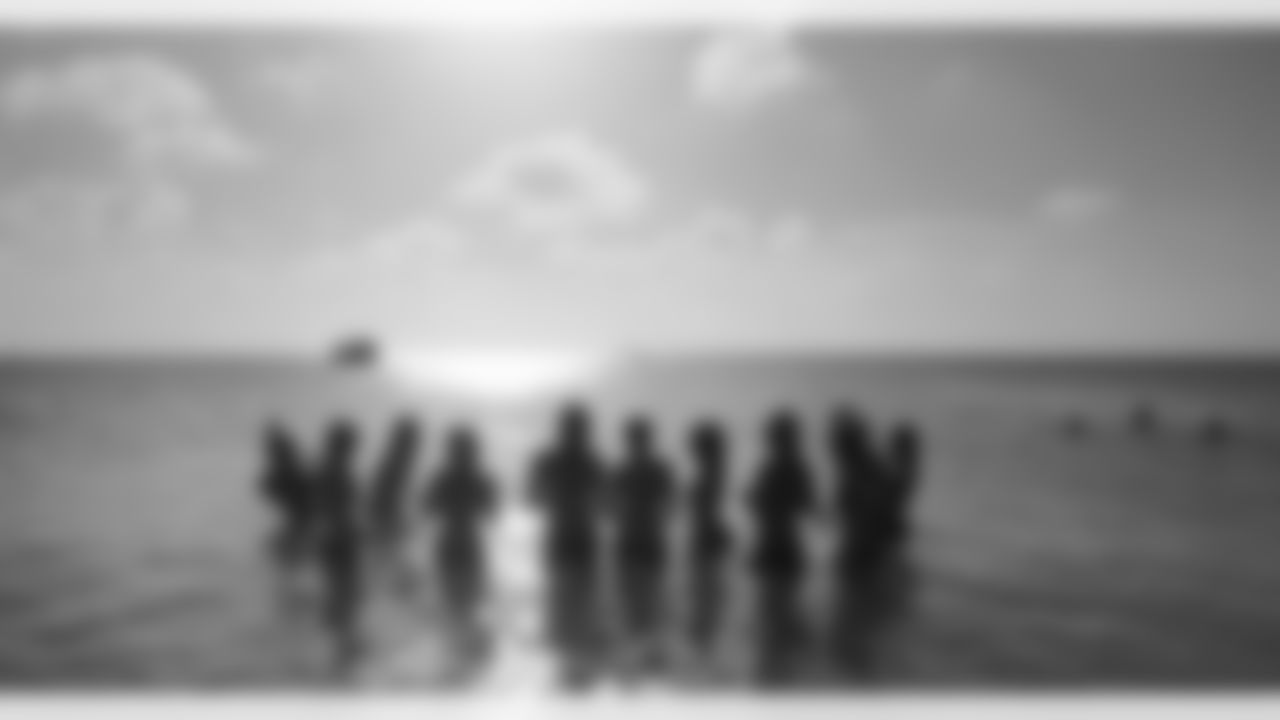 2011 Flight Crew during the 2012 Swimsuit Calendar Shoot In Aruba