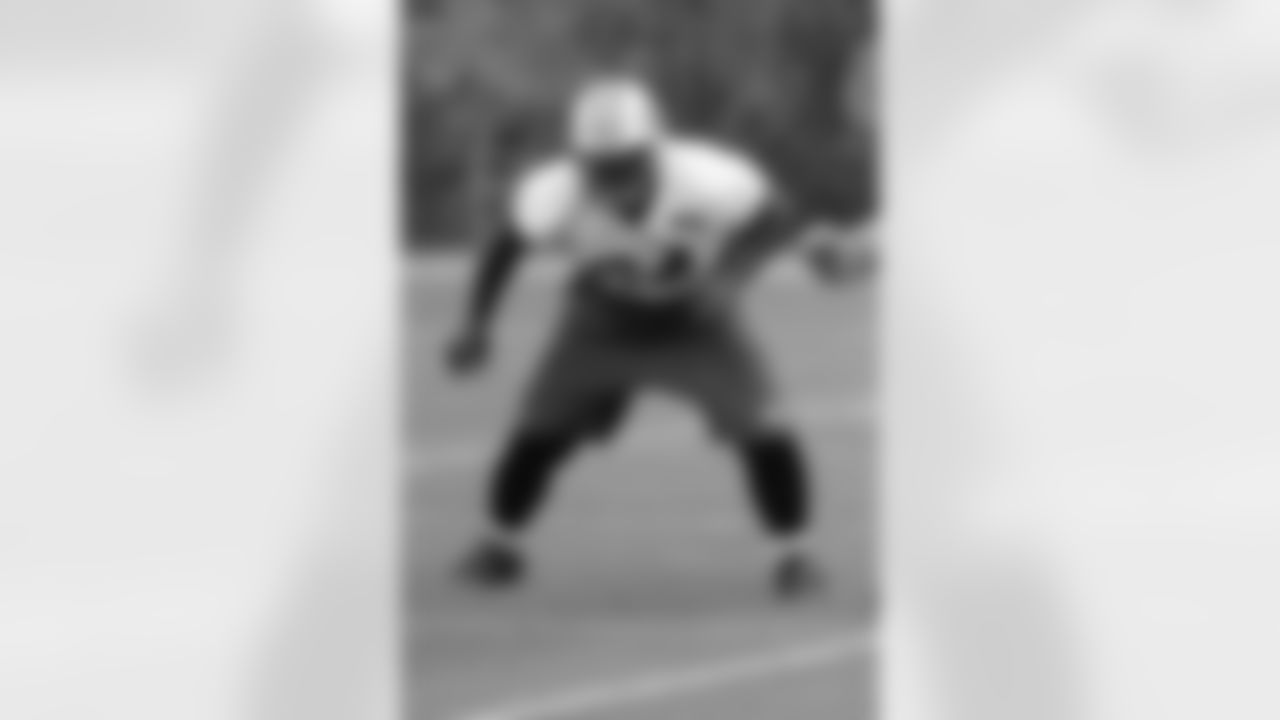 G Jarvis Harrison on Day 3 of rookie minicamp
