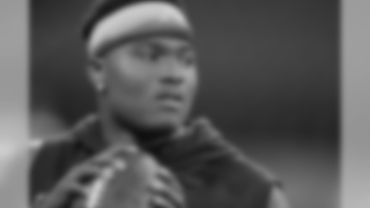 Ohio State quarterback Dwayne Haskins throws during a drill at the NFL football scouting combine, Saturday, March 2, 2019, in Indianapolis. (AP Photo/Darron Cummings)