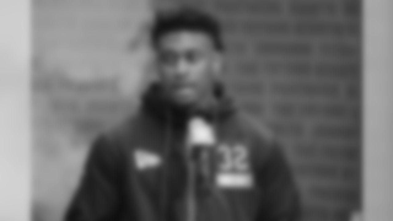 LSU linebacker Patrick Queen speaks during a press conference at the NFL football scouting combine in Indianapolis, Thursday, Feb. 27, 2020. (AP Photo/AJ Mast)