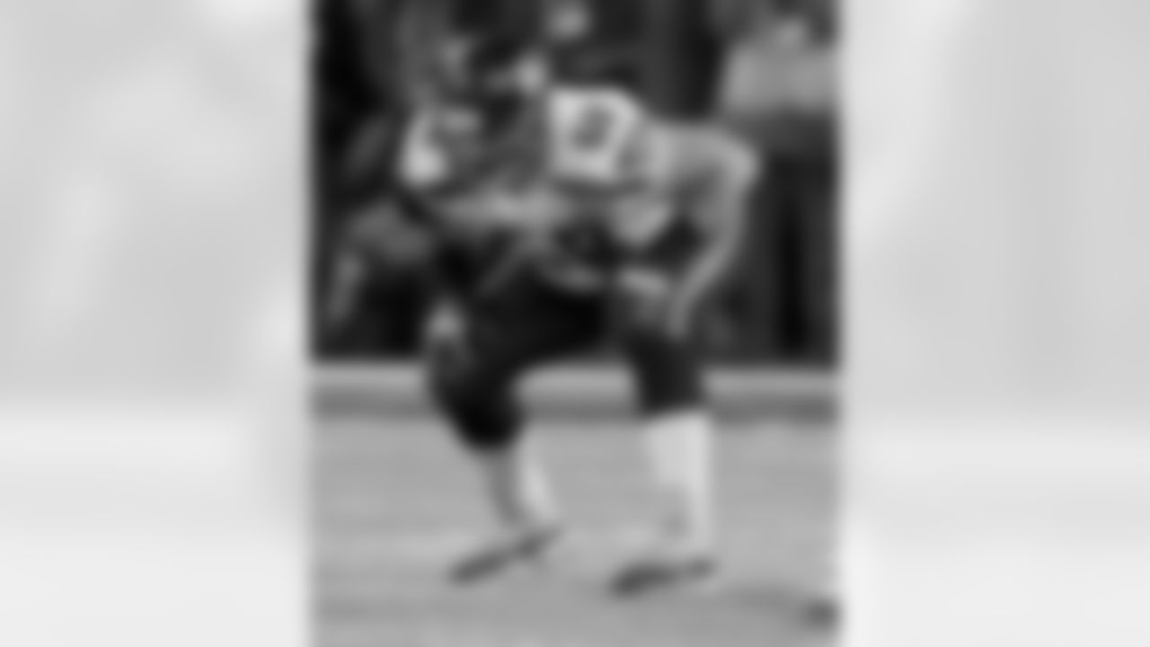 Giacomini played some offensive tackle and some tight end for his first three seasons at the University of Louisville. It wasn't until his senior season that he became a full-time fixture along the O-line.