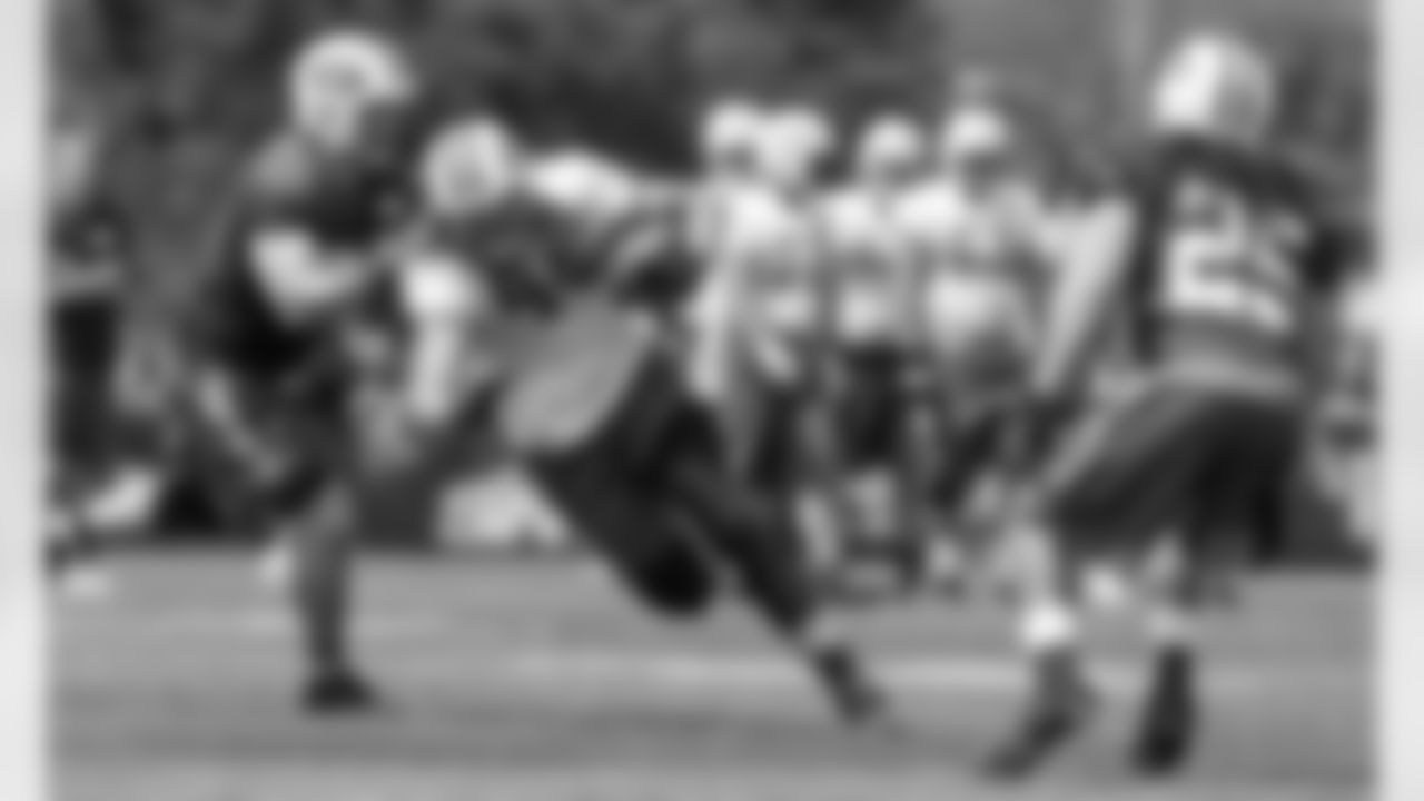 Flying a little bit under the radar, TE Zach Sudfeld has displayed sure hands, especially near the sidelines and in the red zone. He's also developed good chemistry with quarterbacks Geno Smith and Michael Vick.