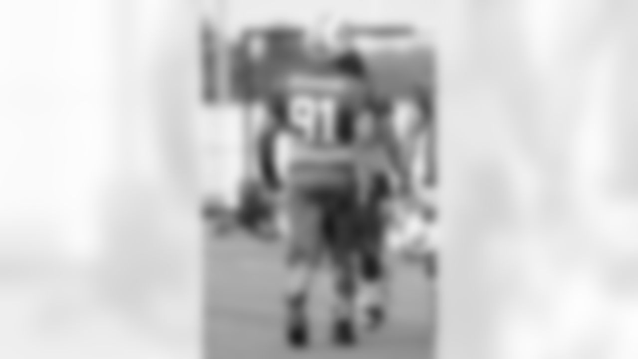 Sheldon takes the field in Cortland, NY for his first NFL training camp