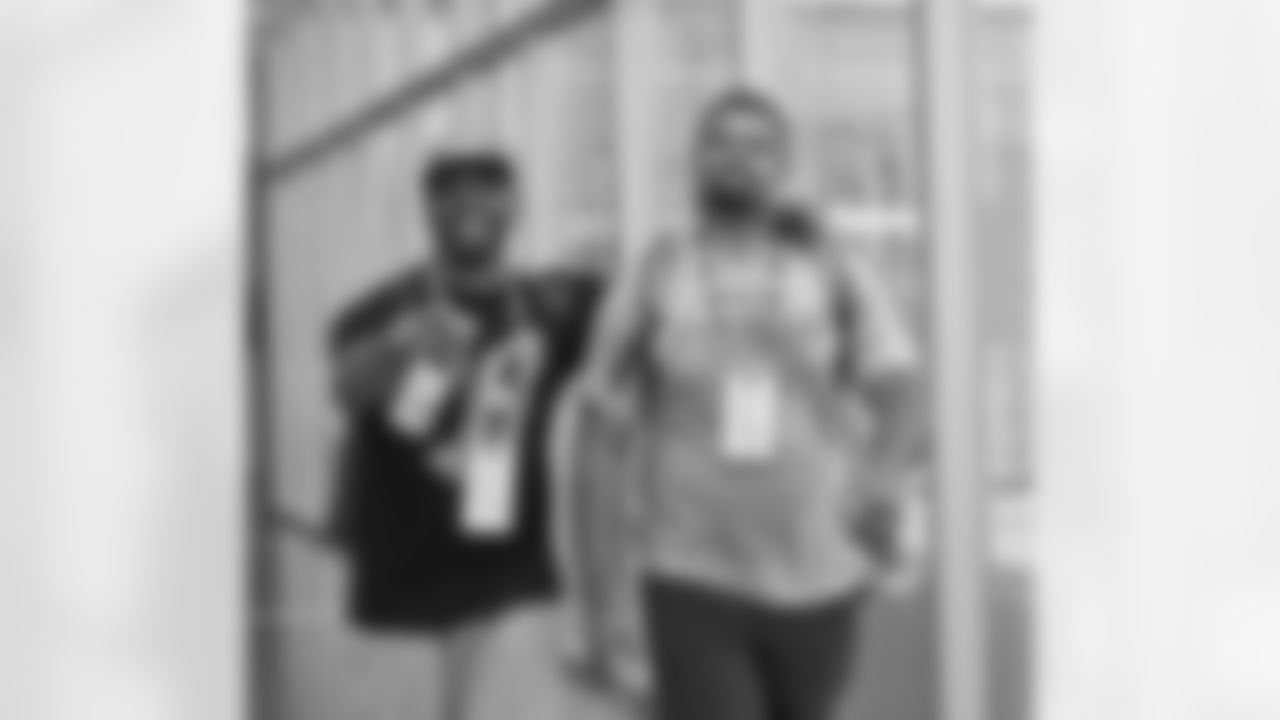 Tajh Boyd and Dakota Dozier enjoy their first day as Jets