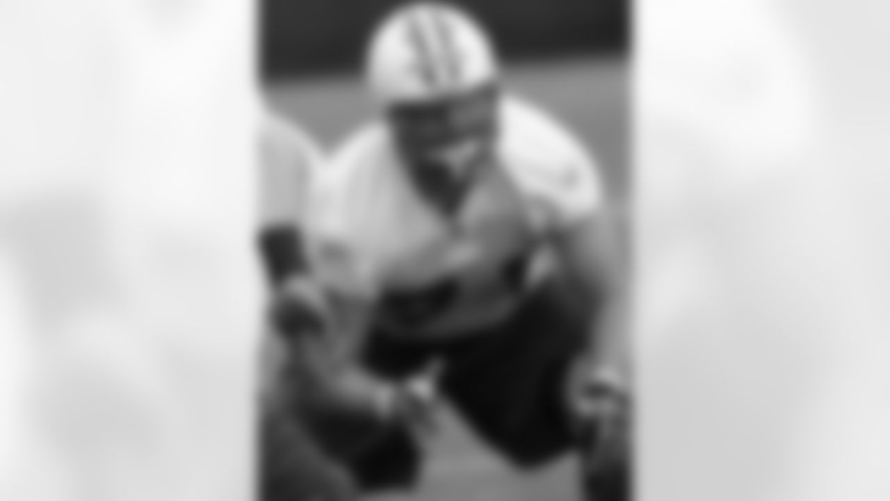 T Nate Garner at rookie minicamp