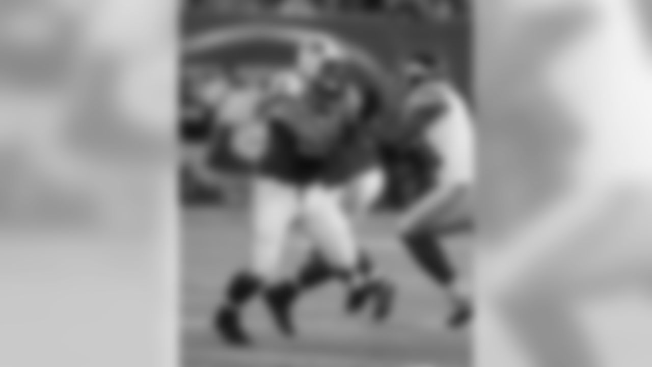 G Brian Winters seemed to lock down the left guard sport after rotating guard spots with fellow 2013 draftee Oday Aboushi. Winters has brought a newfound physicality to the offensive line during the preseason.