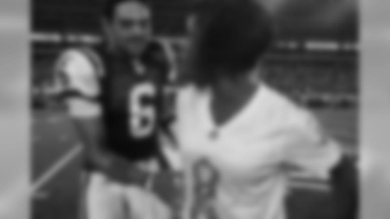 Montego Glover with Mark Sanchez