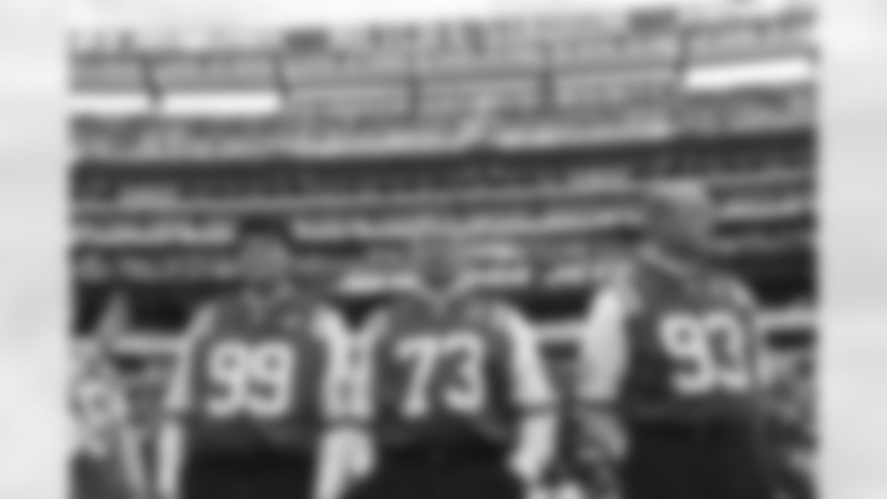 131013 Pittsburgh Steelers at New York Jets - Marty Lyons - Joe Klecko - Mark Gastineau - game captains