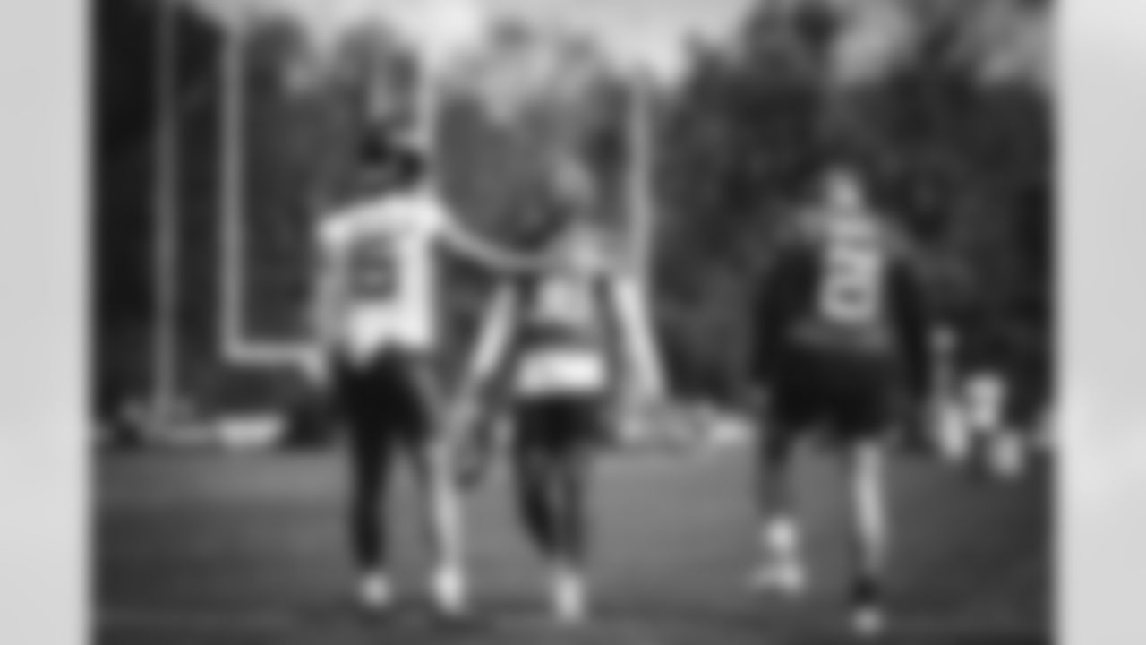 Lawrence Cager, Lamar Jackson & Ashtyn Davis