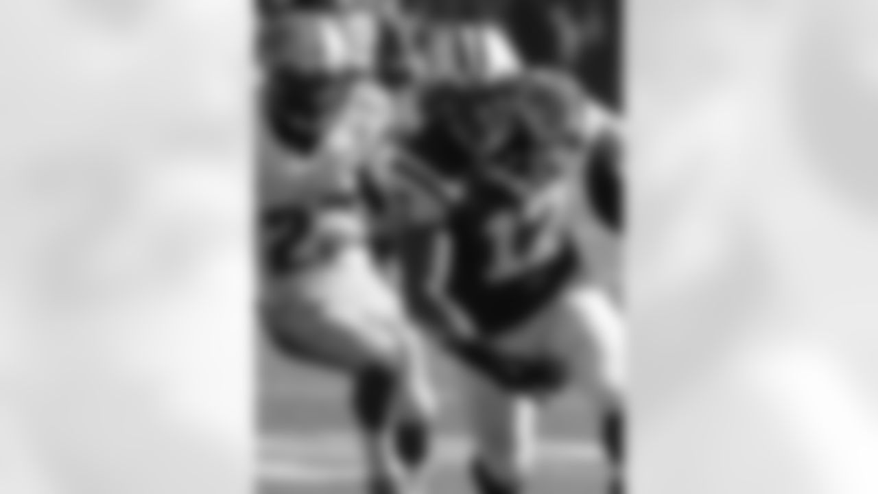 Greg Salas earned his spot on the team while displaying his dependable hands in training camp. During this season so far, though, it's been his legs that have brought a spark to the offense. Among all NFL receivers with at least five catches, Salas leads the league in yards per catch and yards after catch average. Look for this combination of hands and feet in San Diego.