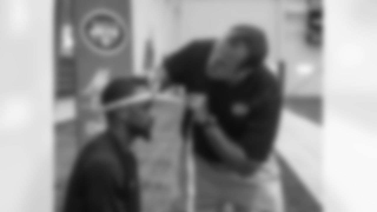 Mom's Football Safety Clinic hosted by the Jets
