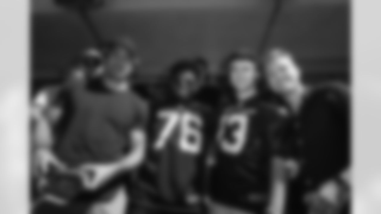 Miles Wood, PK Subban, Nico Hischier & Andreas Johnson of the New Jersey Devils