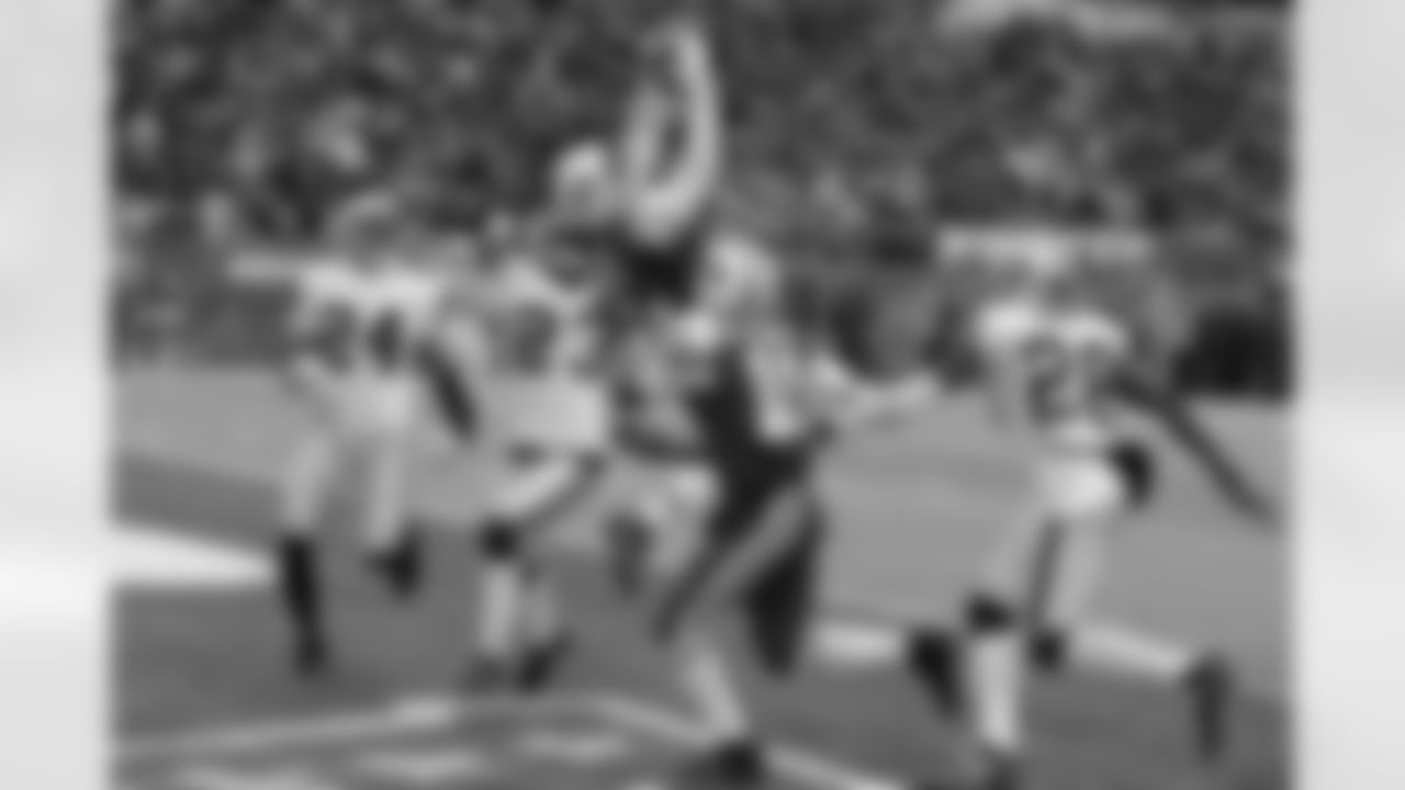 WR Jeremy Kerley has led our team in both receptions and receiving yards for each of the past two seasons. Against the Raiders, he scored one of our three offensive touchdowns when he leaped up and caught the football before any defender could get a hand on it.