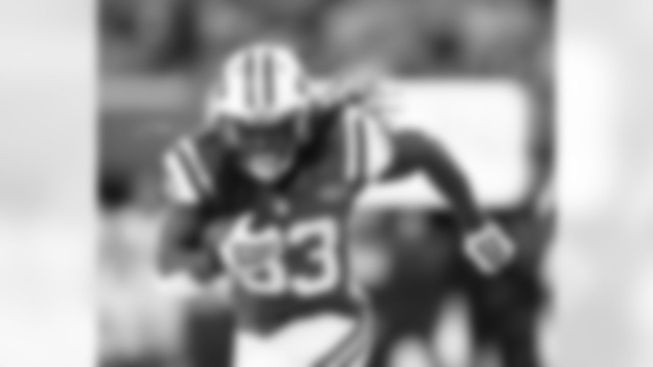 Hard-charging Chris Ivory enters his third season with the Jets. The 6'0", 222-pounder ranked third in the league last year with 19 broken tackles. Ivory, who has averaged 827 yards on the ground the past two seasons, led the team with a career-high six touchdowns in 2014. Ivory led all NFL RBs with at least 175 carries in average yards after contact in 2013, gaining 2.7 yards after the first hit.