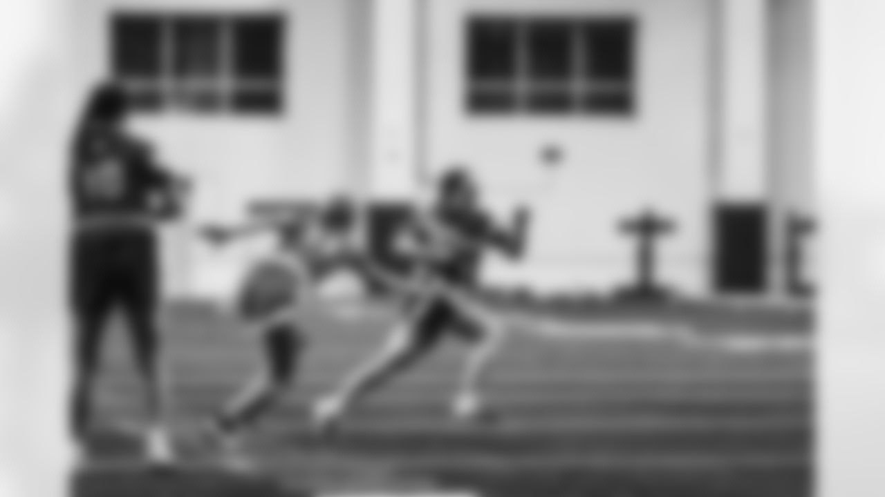 2023 Michigan Girls High School Flag Football Pilot League Week 3 at Detroit Lions HQ & Training Facility Sunday May 21 2023 in Allen Park, MI. (Carl Jones II/Detroit Lions).