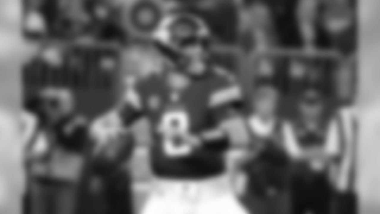 QB Kirk Cousins
Backed up by Trevor Siemian and Kyle Sloter