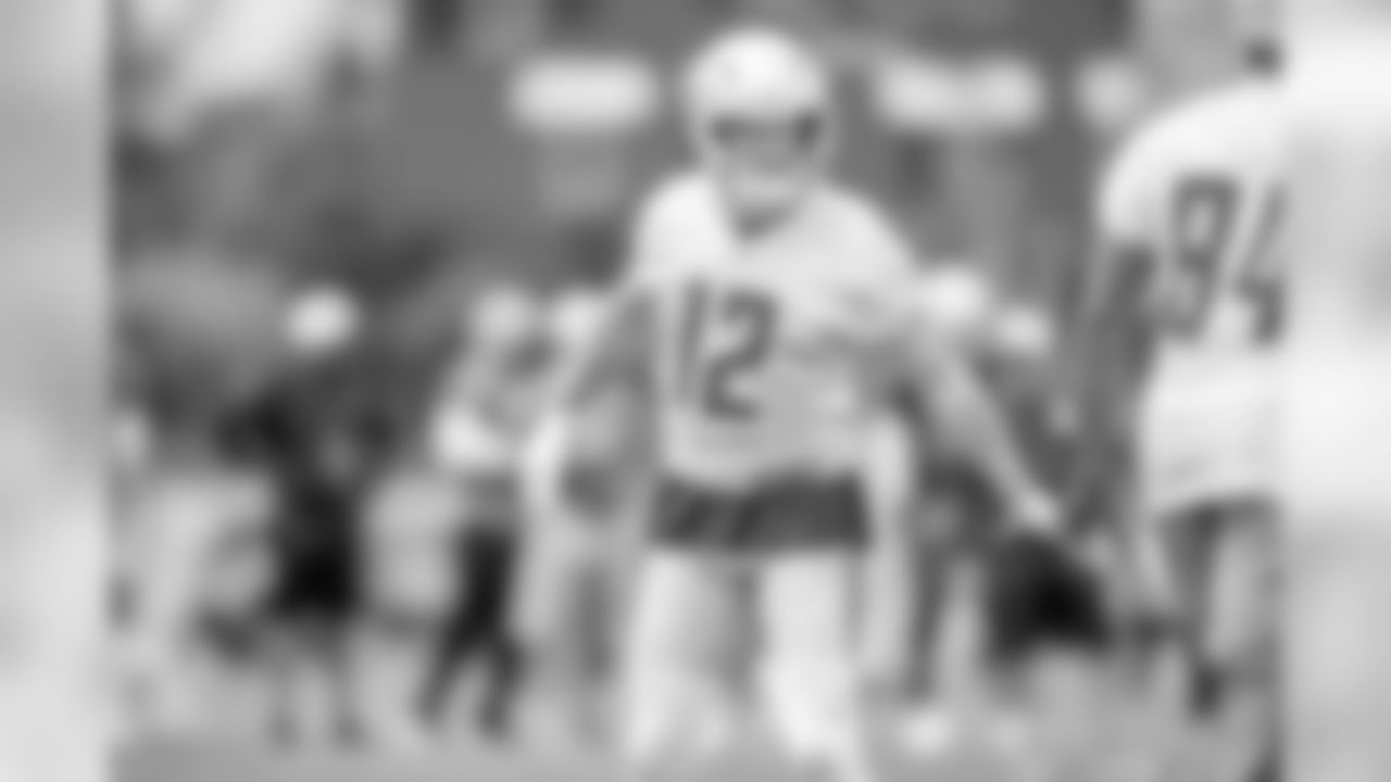 Detroit Lions wide receiver Danny Amendola (12) during Day 3 of minicamp on Thursday, June 6, 2019 in Allen Park, Mich. (Detroit Lions via AP)