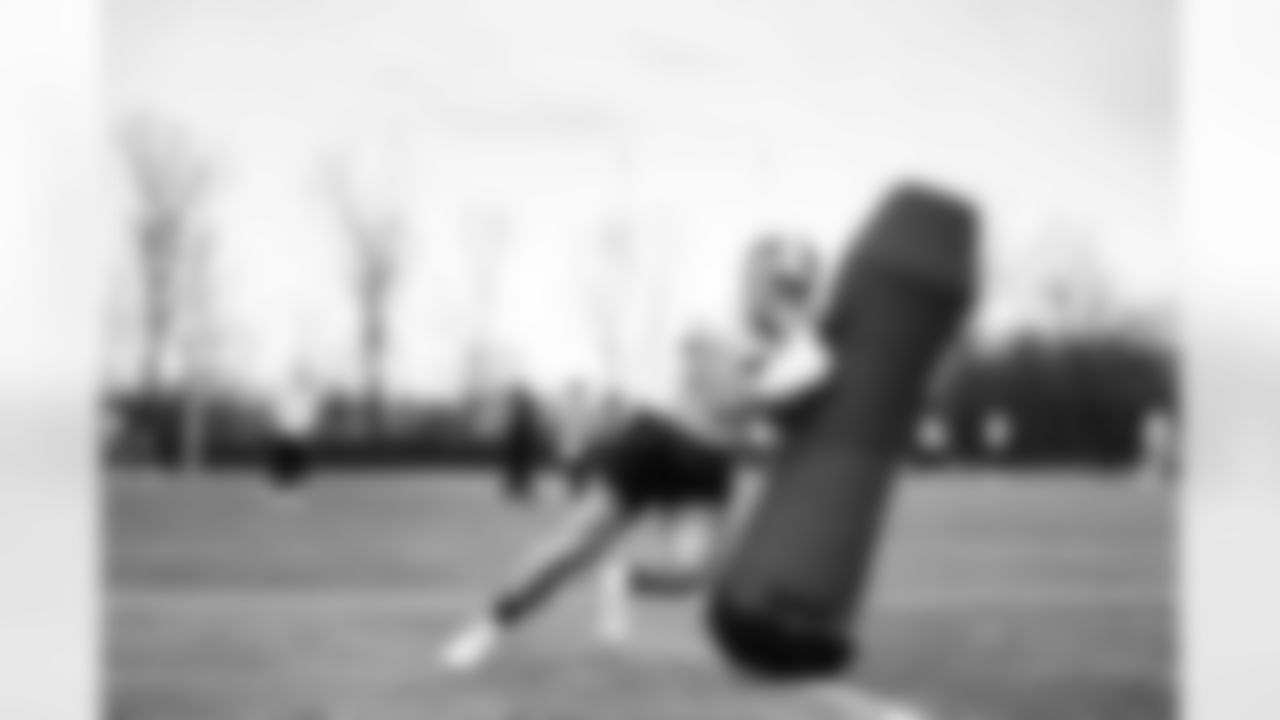 Detroit Lions defensive lineman John Cominsky (79) during practice at the Lions Training Facility in Allen Park, MI on January 5, 2023. (Jeff Nguyen/Detroit Lions)