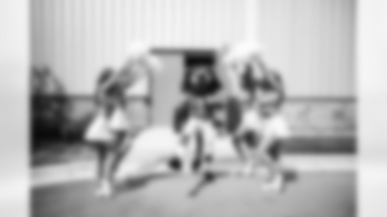Detroit Lions Cheerleaders during 2023 Michigan Girls High School Flag Football Pilot League Week 3 at Detroit Lions HQ & Training Facility Sunday May 21 2023 in Allen Park, MI. (Carl Jones II/Detroit Lions).