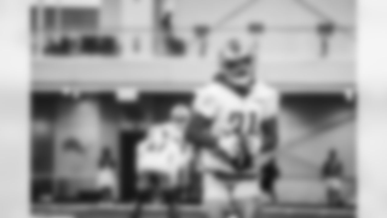 Detroit Lions safety Dean Marlowe (31) during Lions Training Camp at the Training Facility in Allen Park, MI on August 9th, 2021. (Jeff Nguyen/Detroit Lions)