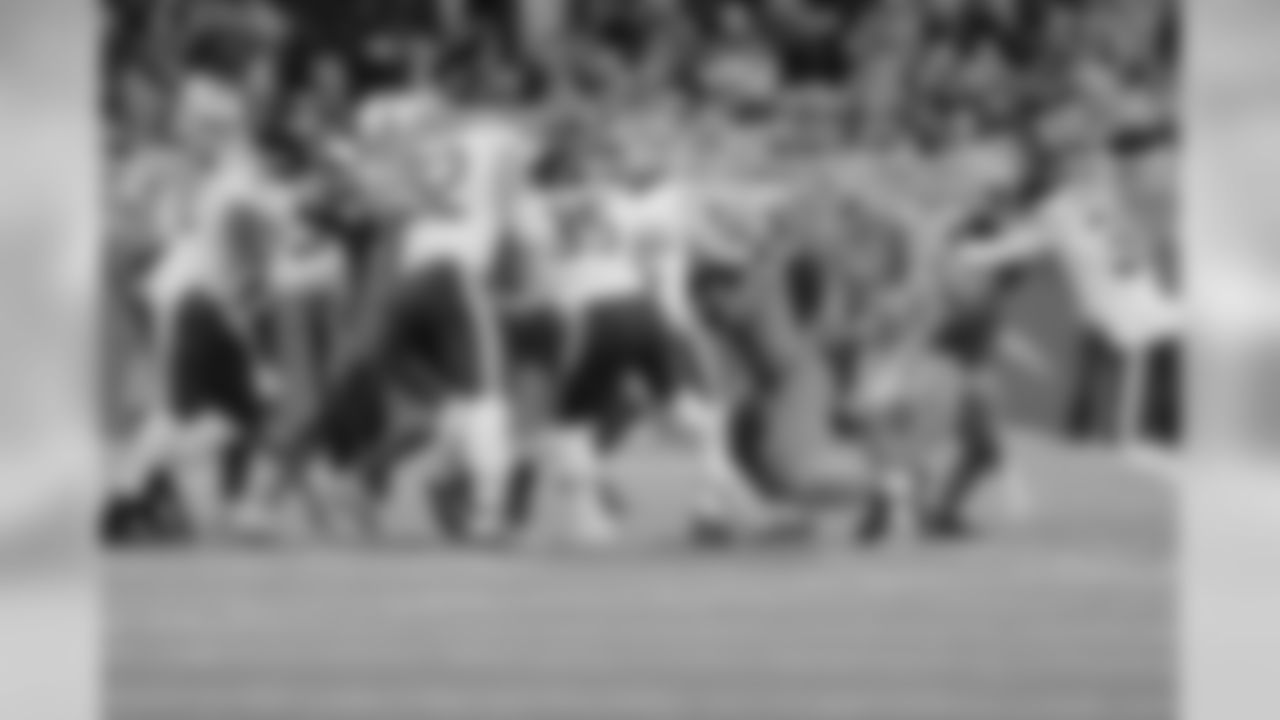Detroit Lions punter Sam Martin (6) punts during a NFL football game against the Chicago Bears Thursday, Nov. 28, 2019 in Detroit. (Detroit Lions via AP).