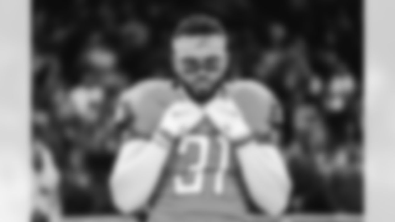 Detroit Lions safety Dean Marlowe (31) before a NFL football game against the Minnesota Vikings on Sunday, December 5, 2021 in Detroit, MI. (Jeff Nguyen/Detroit Lions).