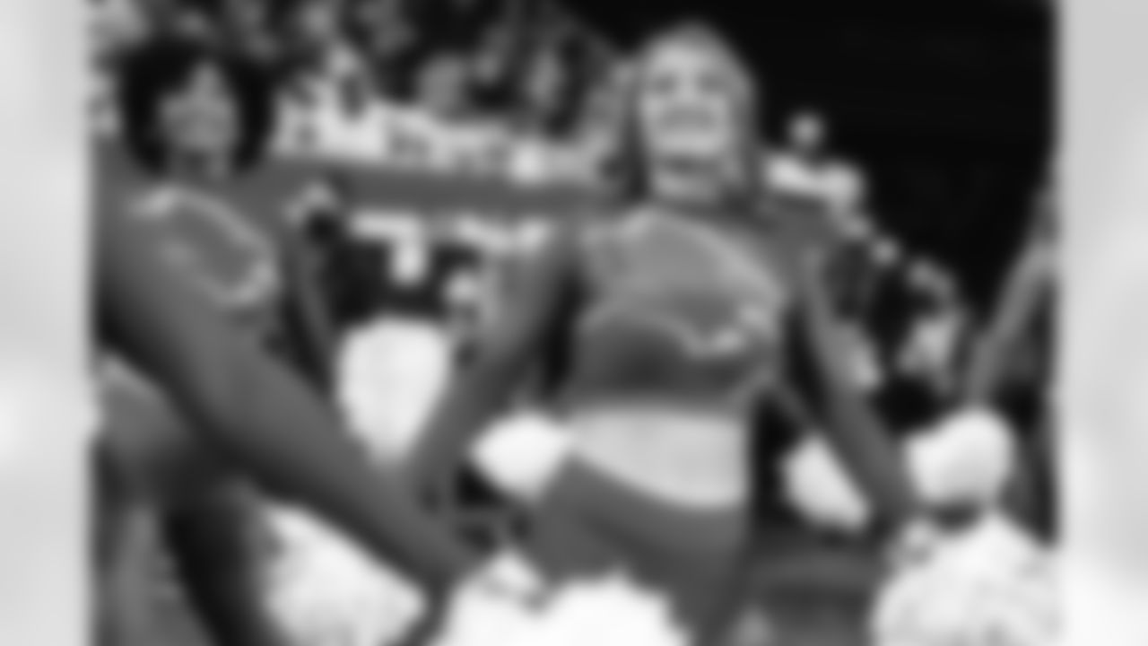 Detroit Lions Cheerleaders during a NFL football game against the Green Bay Packers on Sunday, January 9, 2022 in Detroit, MI. (Mike Ferdinande/Detroit Lions).