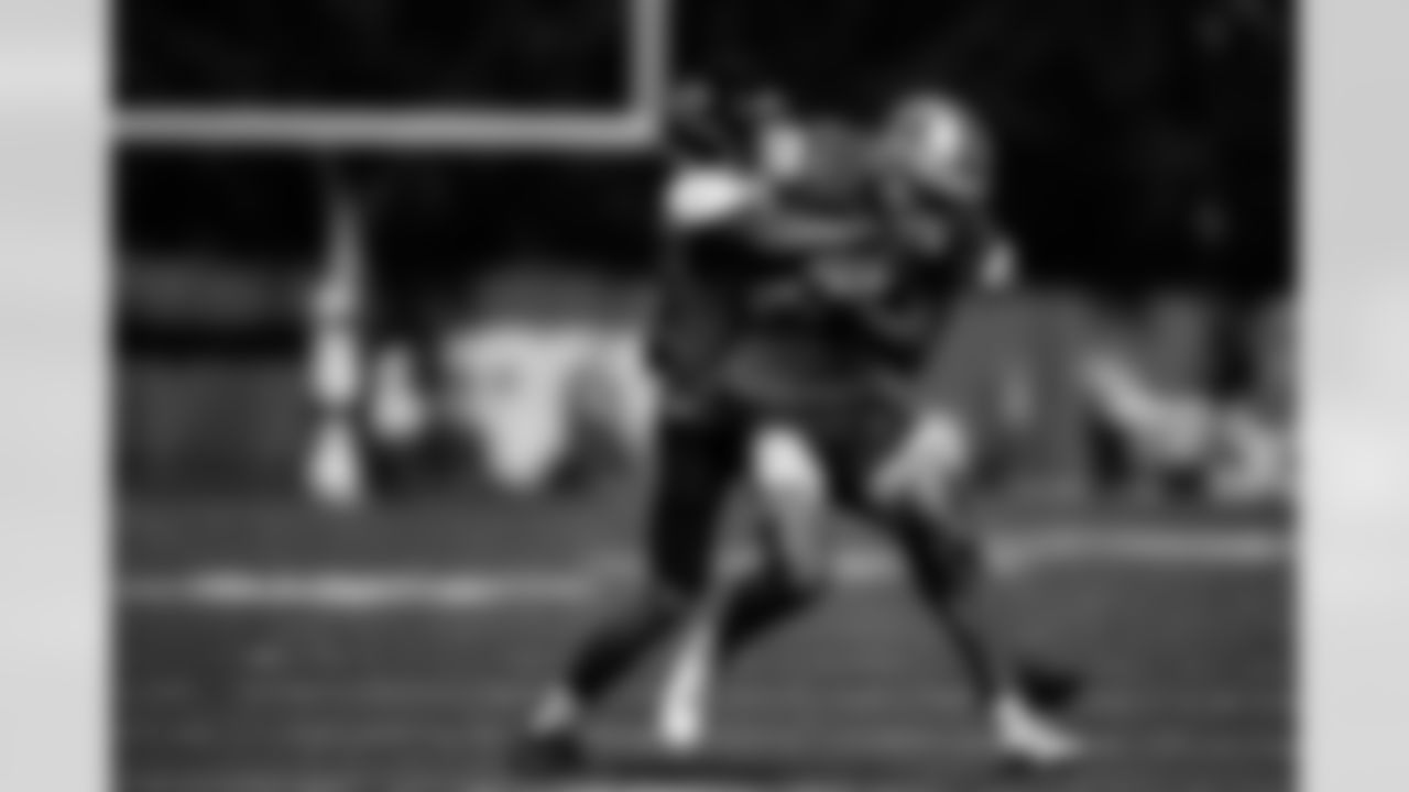 Detroit Lions wide receiver Dylan Drummond (83) during training camp at the Lions training facility in Allen Park, MI on August 16, 2023. (Jeff Nguyen/Detroit Lions)