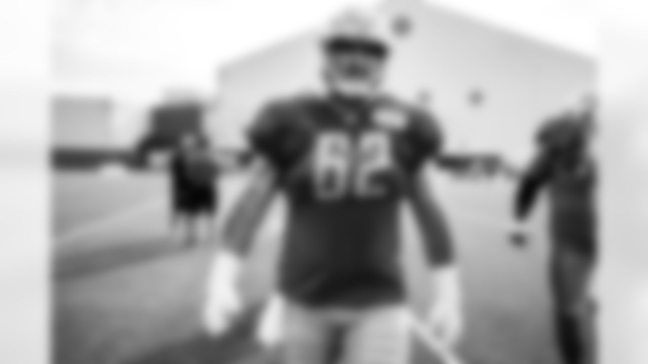 Detroit Lions center Evan Boehm (62) during a training camp practice at the Training Facility in Allen Park, MI on August 3rd, 2021. (Jeff Nguyen/Detroit Lions)