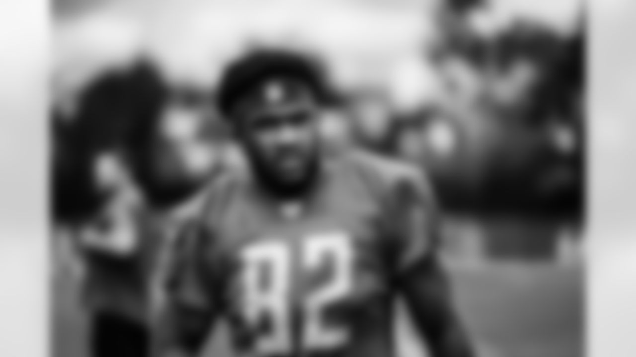 Detroit Lions tight end Jared Pinkney (82) during Lions practice at the Training Facility in Allen Park, MI on September 15, 2021. (Jeff Nguyen/Detroit Lions)