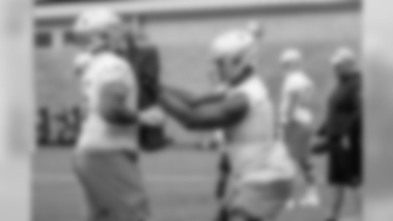 Detroit Lions tackle Ryan Pope (74) during Day 3 of minicamp on Thursday, June 6, 2019 in Allen Park, Mich. (Detroit Lions via AP)