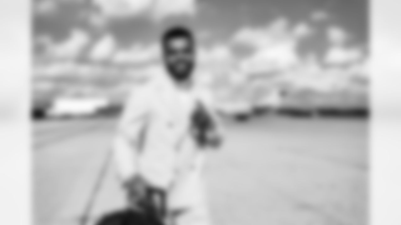Detroit Lions safety Dean Marlowe (31) traveling to Minnesota on October 9, 2021 in Detroit, MI. (Jeff Nguyen/Detroit Lions).