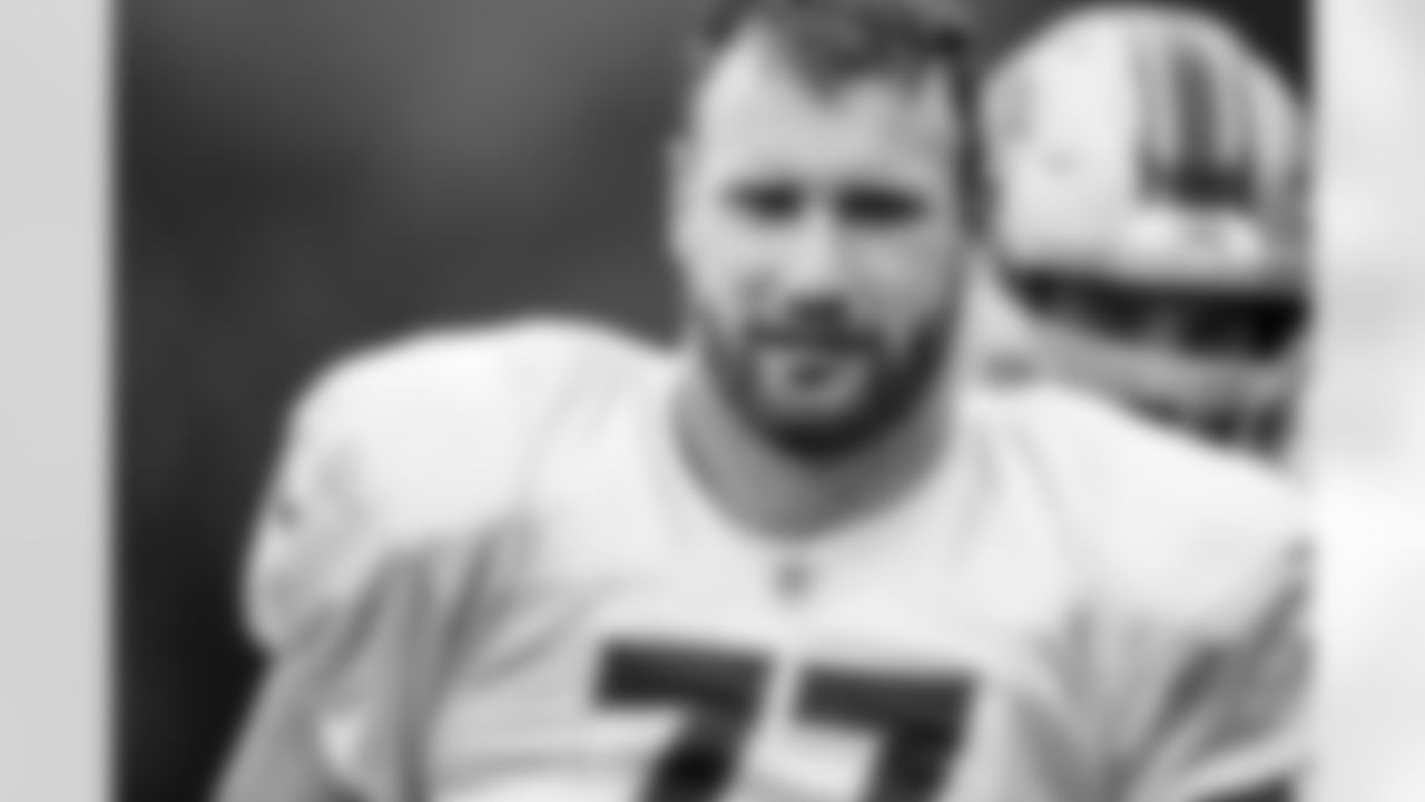 Detroit Lions offensive lineman Frank Ragnow (77) during training camp practice at the Training Facility in Allen Park, MI on September 9, 2020. (Jeff Nguyen/Detroit Lions)