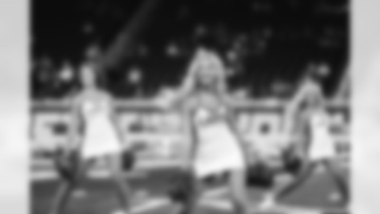 Cheerleaders during a NFL football preseason game against the Buffalo Bills on Friday, August 13, 2021 in Detroit, MI. (Jeff Nguyen/Detroit Lions).