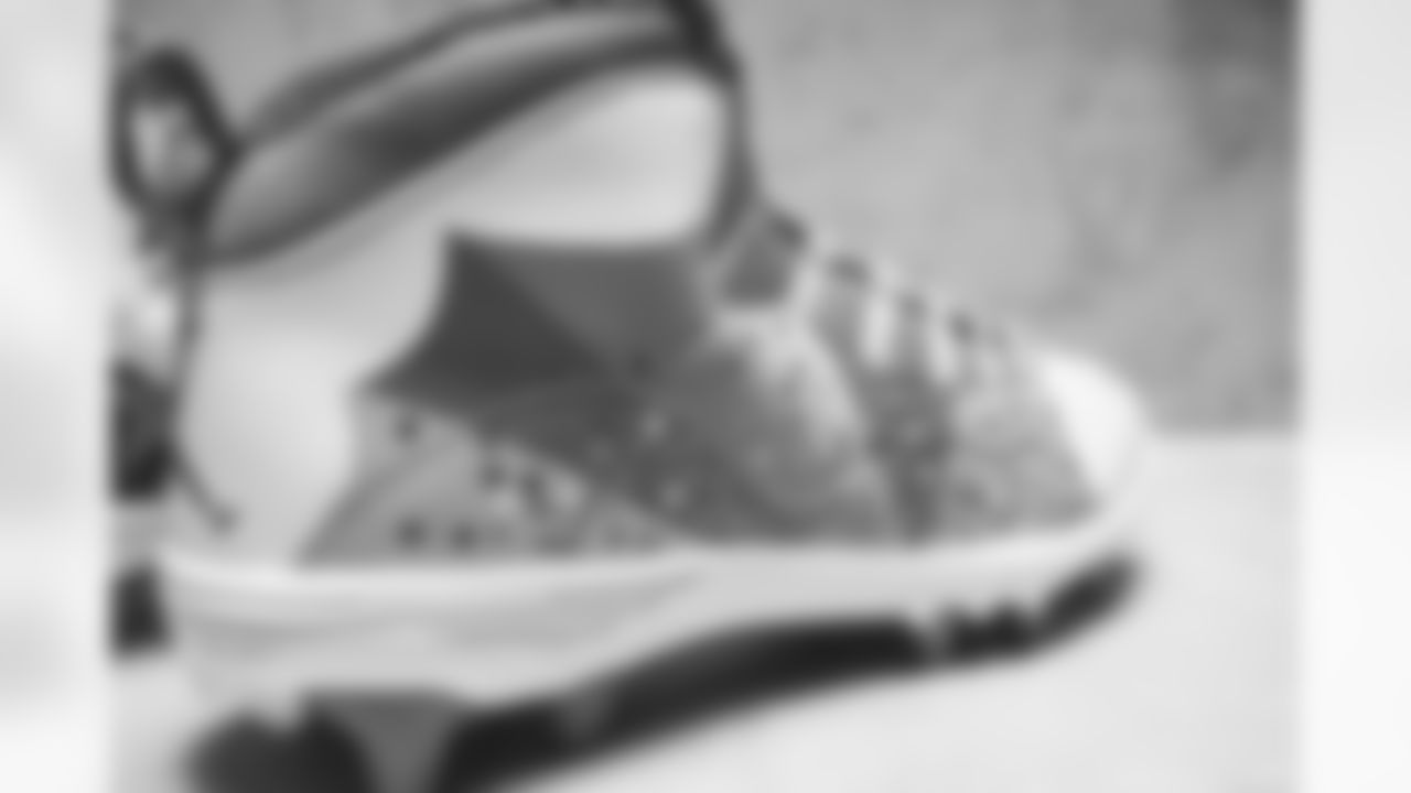 Detroit Lions linebacker Christian Jones (52) owns these shoes. My Cause My Cleats. (Detroit Lions via AP).