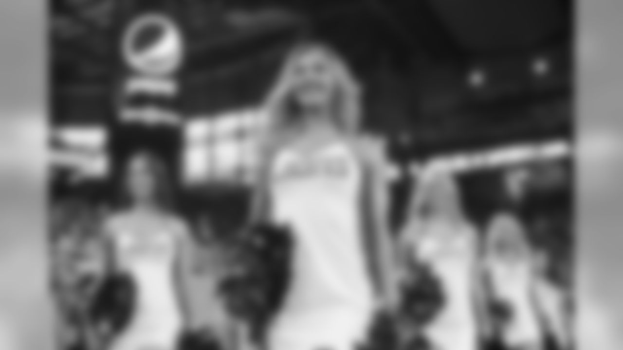 Detroit Lions cheerleaders perform during a NFL football game against the Minnesota Vikings on Sunday, Dec. 23, 2018 in Detroit. (Detroit Lions via AP).