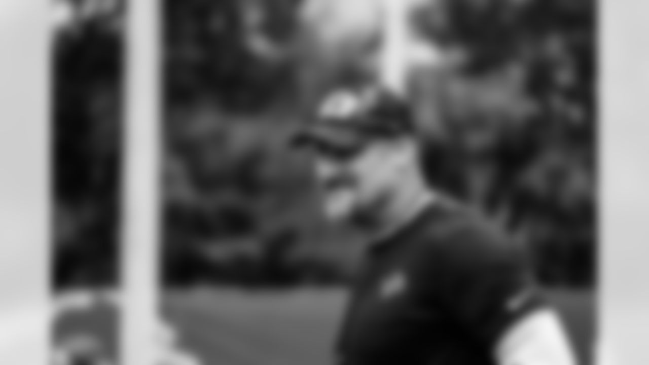 Detroit Lions Head Coach Dan Campbell during practice at the Lions Training Facility in Allen Park, MI on September 29, 2022. (Jeff Nguyen/Detroit Lions)