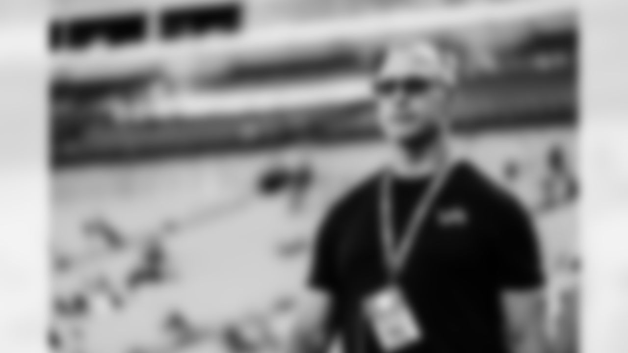 Detroit Lions Special Assistant to Chairman and President & CEO Chris Spielman during a NFL football preseason game against the Pittsburgh Steelers on Saturday, August 21, 2021 in Pittsburgh, PA. (Jeff Nguyen/Detroit Lions).