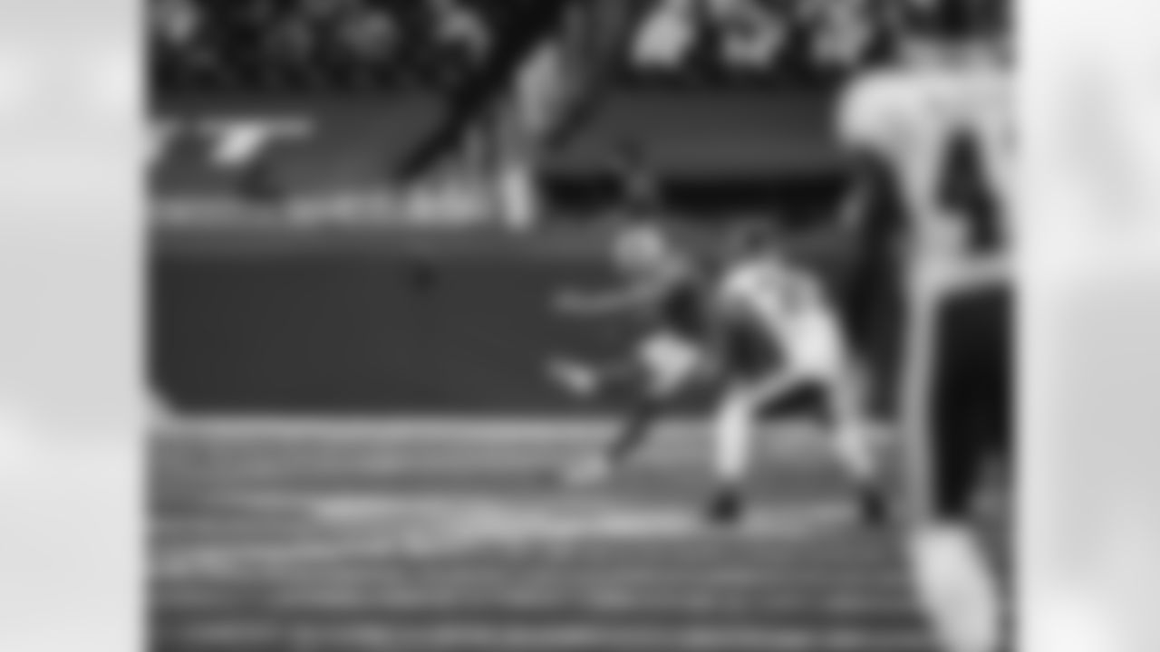 Detroit Lions punter Jack Fox (3) kicks off during an NFL football game against the Washington football team on Sunday, Nov. 15, 2020 in Detroit. (Detroit Lions via AP).