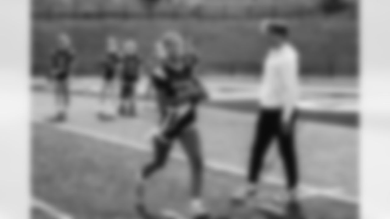2023 Michigan Girls High School Flag Football Pilot League Week 2 at Stoney Creek HS Saturday May 13, 2023 in Rochester Hills, MI. (Carl Jones II/Detroit Lions).