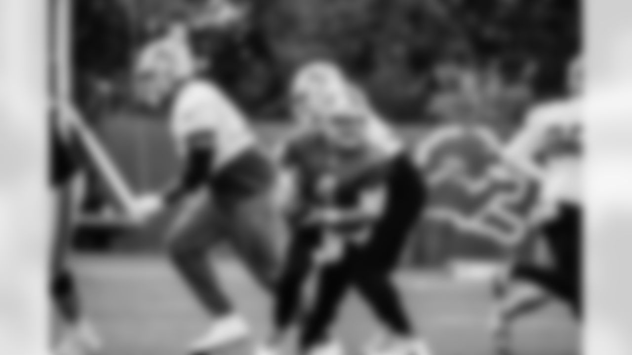 Detroit Lions quarterback Chase Daniel (4) during Lions practice at the Training Facility in Allen Park, MI on November 5, 2020. (Jeff Nguyen/Detroit Lions)