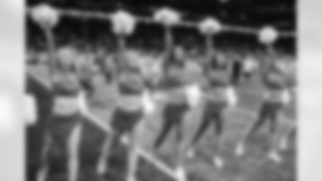 Detroit Lions Cheerleaders during a NFL football game against the Green Bay Packers on Sunday, January 9, 2022 in Detroit, MI. (Mike Ferdinande/Detroit Lions).