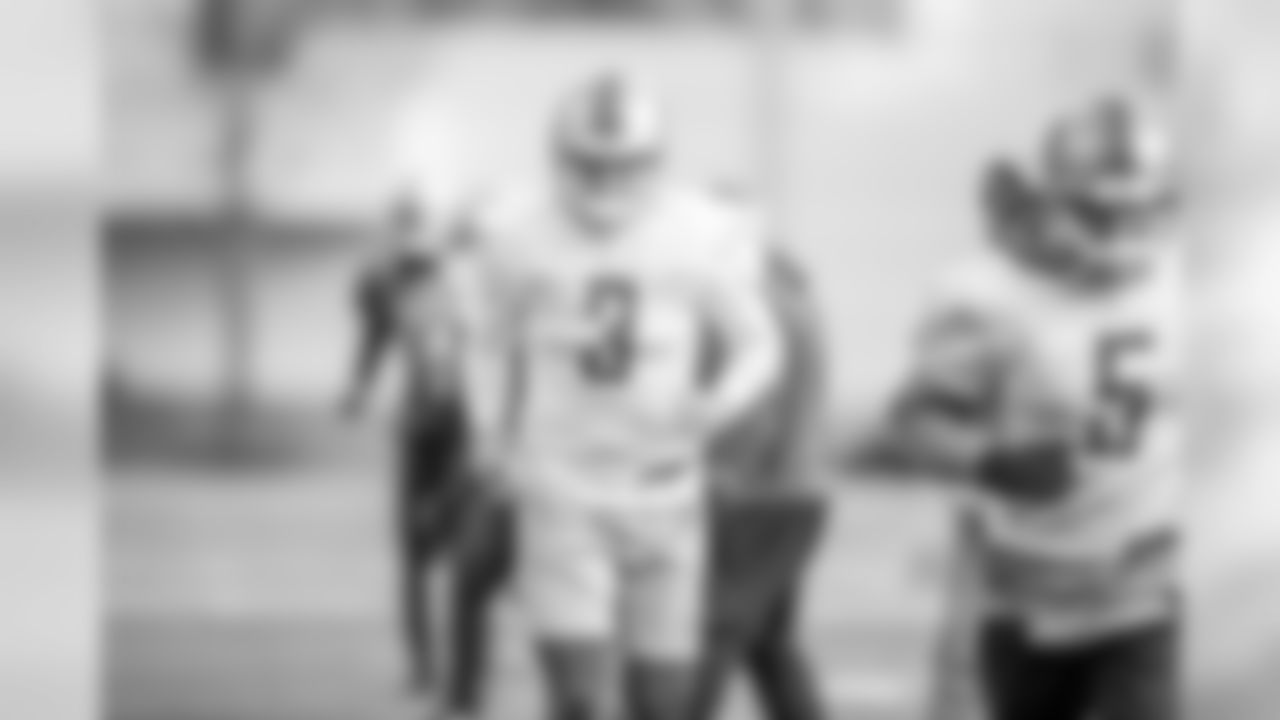 Detroit Lions punter Jack Fox (3) during practice at the Detroit Lions training facility Friday, Dec. 13, 2019 in Allen Park, Mich. (Detroit Lions via AP)